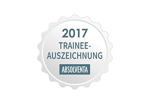 Trainee Auszeichnung Absolventa 2017